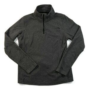 The North Face Apex Bionic Fleece 1/4 Zip Pullover Womens Small Gray‎